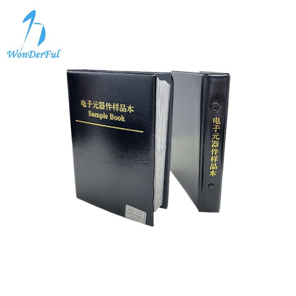 Resistor Kit SMD Book Chip Resistor Assortment Kit 1206 0805 0603 0402 02011% FR-07 SMT 400 Values 0R-10M Smd Sample Book
